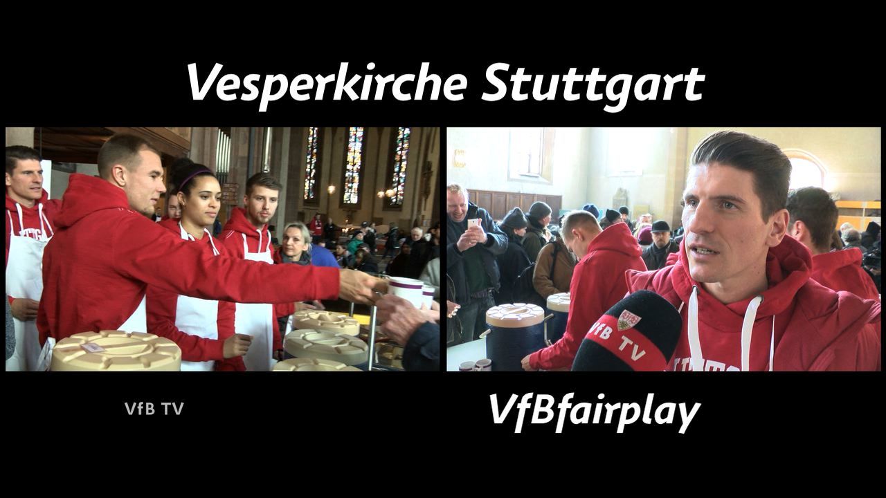 VfBfairplay Aktionstag in der Stuttgarter Vesperkirche