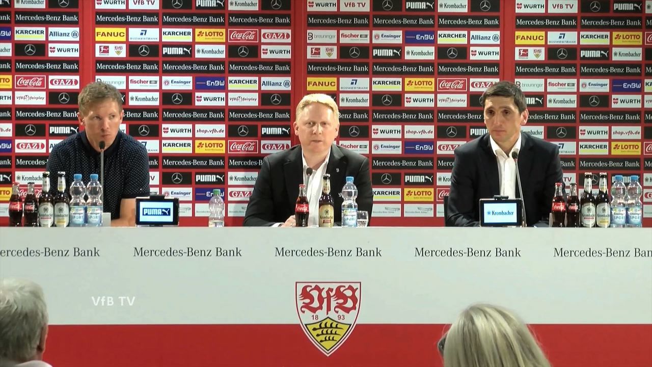 Pressekonferenz: VfB Stuttgart - TSG Hoffenheim