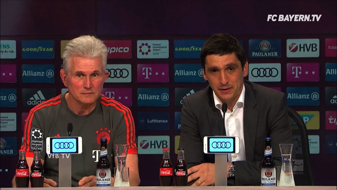 Pressekonferenz: FC Bayern München - VfB Stuttgart
