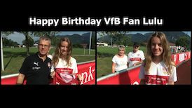 VfB Fan & Geburtstagskind Lulu