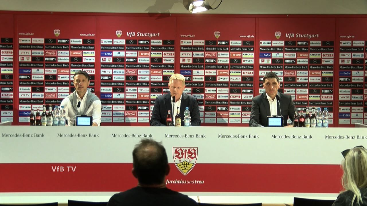 Pressekonferenz: VfB Stuttgart - FC Bayern München