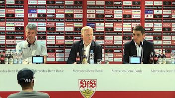 Pressekonferenz: VfB Stuttgart - Fortuna Düsseldorf