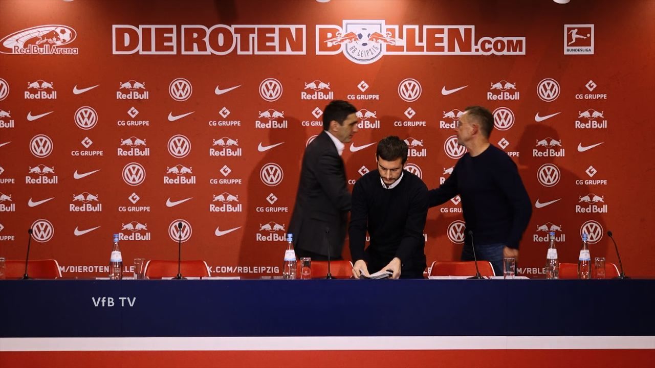 Pressekonferenz: RB Leipzig - VfB Stuttgart