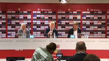 Pressekonferenz: VfB Stuttgart - Borussia Dortmund