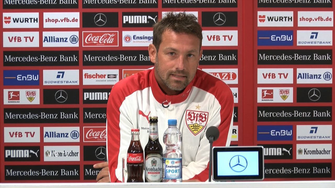 Die Pressekonferenz vor dem Spiel gegen die TSG Hoffenheim