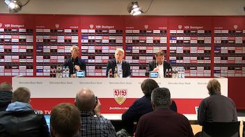 Pressekonferenz: VfB Stuttgart - Eintracht Frankfurt