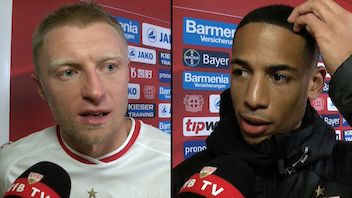 Die Interviews nach dem Spiel gegen Bayer 04 Leverkusen