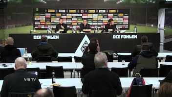 Pressekonferenz: Borussia Mönchengladbach - VfB Stuttgart