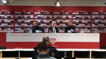 Pressekonferenz: VfB Stuttgart - Hertha BSC Berlin