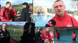 Andreas Beck und die Trainingseinheit am Donnerstag