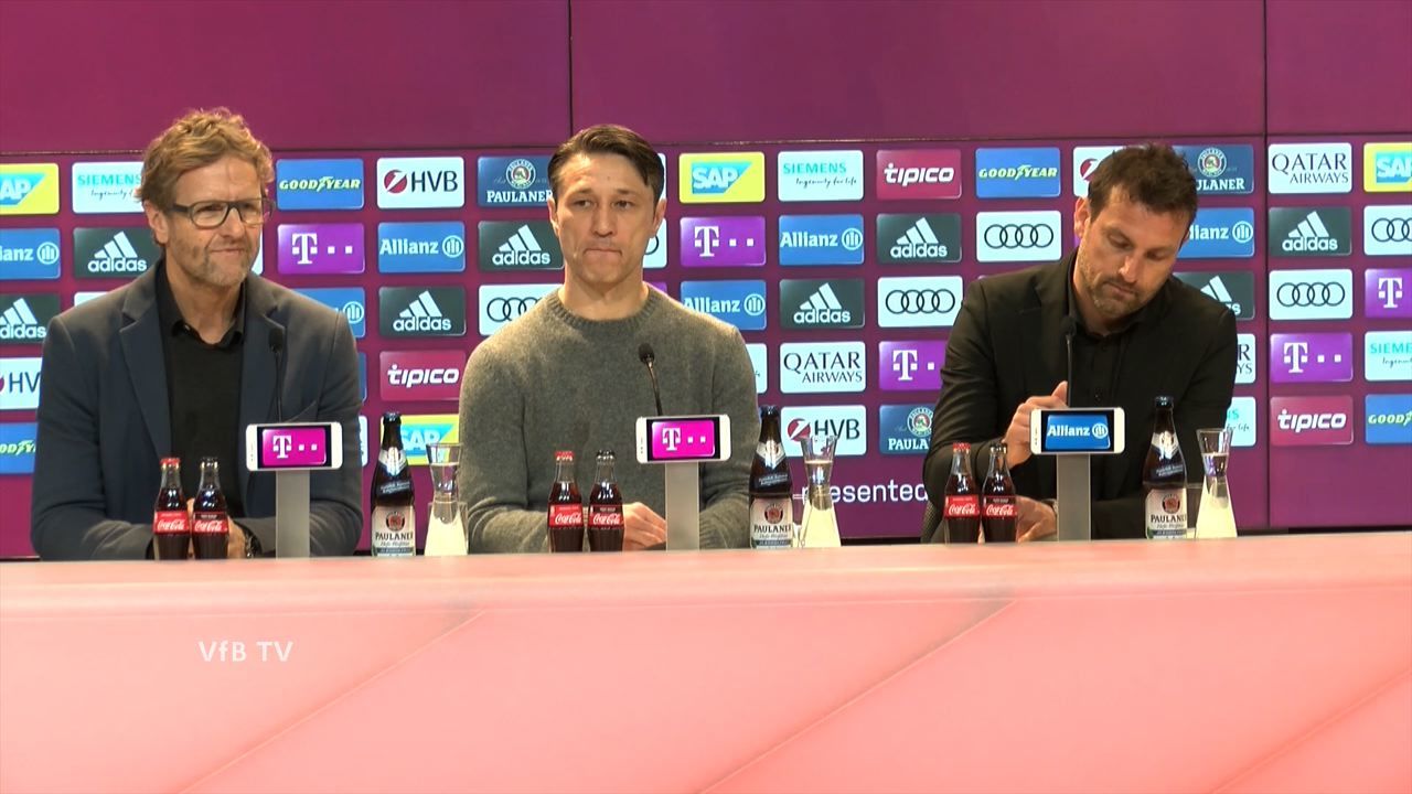 Pressekonferenz: FC Bayern München - VfB Stuttgart