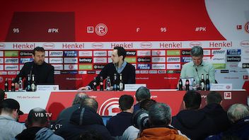 Pressekonferenz: Fortuna Düsseldorf - VfB Stuttgart