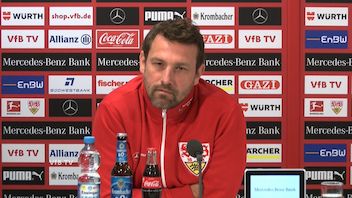 Die Pressekonferenz vor dem Spiel gegen Leipzig