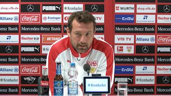 Die Pressekonferenz vor dem Spiel in Bremen