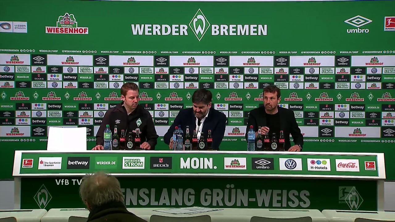 Pressekonferenz: SV Werder Bremen - VfB Stuttgart