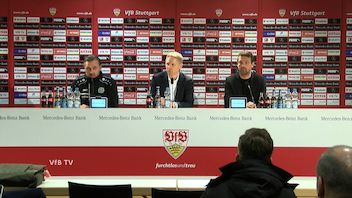 Pressekonferenz: VfB Stuttgart - Hannover 96