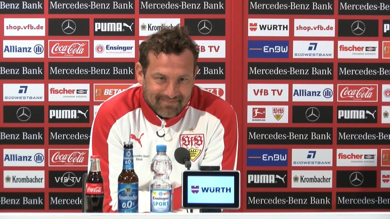 Die Pressekonferenz vor Eintracht Frankfurt - VfB
