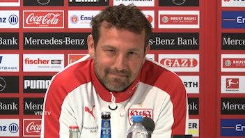 Die Pressekonferenz vor dem VfBfairplay Spieltag gegen Nürnberg