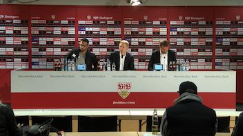 Pressekonferenz: VfB Stuttgart - 1. FC Nürnberg