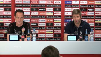 Die Pressekonferenz mit Thomas Hitzlsperger und Nico Willig