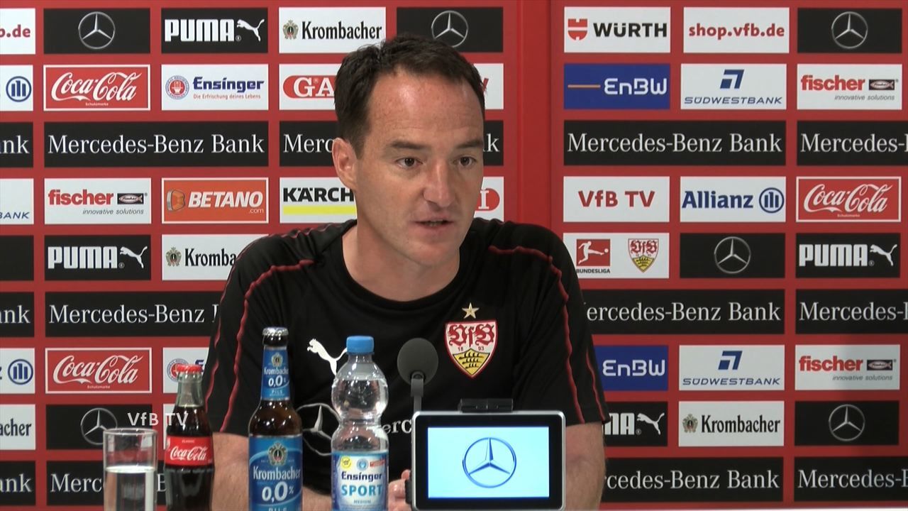 Die VfB PK vor dem Heimspiel gegen Wolfsburg