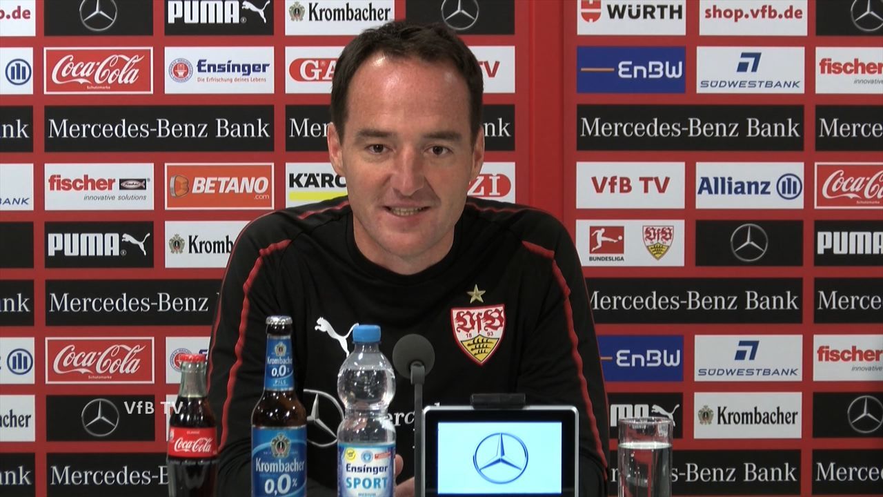Die Pressekonferenz vor dem Spiel in Gelsenkirchen