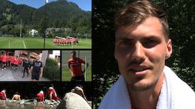 Tag 2 im Trainingslager mit Pascal Stenzel