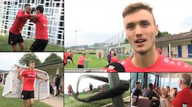 Der Start am Montag mit Sasa Kalajdzic