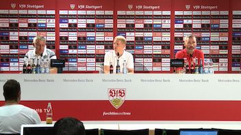 Pressekonferenz: VfB Stuttgart - Hannover 96