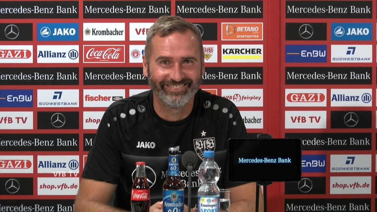 Die PK vor dem Spiel in Regensburg