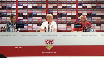 Pressekonferenz: VfB Stuttgart - SpVgg Greuther Fürth