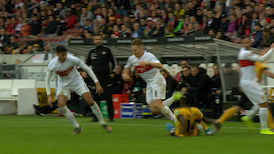 2. Halbzeit: VfB Stuttgart - Dresden