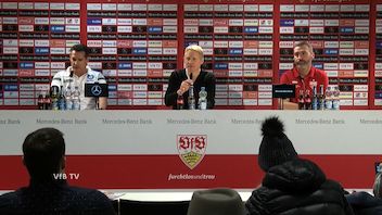 Pressekonferenz: VfB Stuttgart - Karlsruher SC