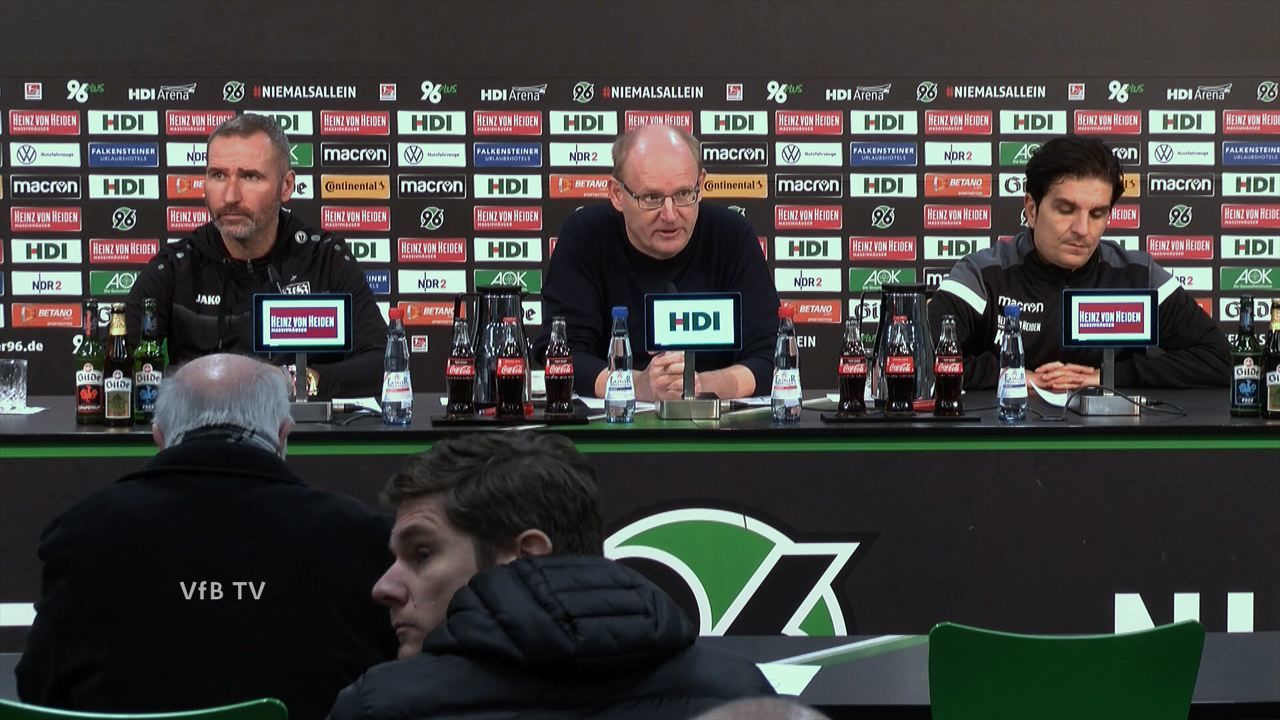 Pressekonferenz: Hannover 96 - VfB Stuttgart