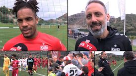 Die Interviews nach dem Testspiel gegen MOL Fehérvár