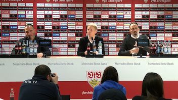 Pressekonferenz: VfB Stuttgart - 1. FC Heidenheim