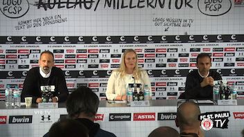 Pressekonferenz: FC St. Pauli - VfB Stuttgart