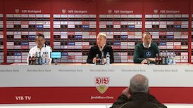 Pressekonferenz: VfB Stuttgart - FC Erzgebirge Aue