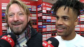 Die VfB Interviews nach dem Heimspiel gegen Aue