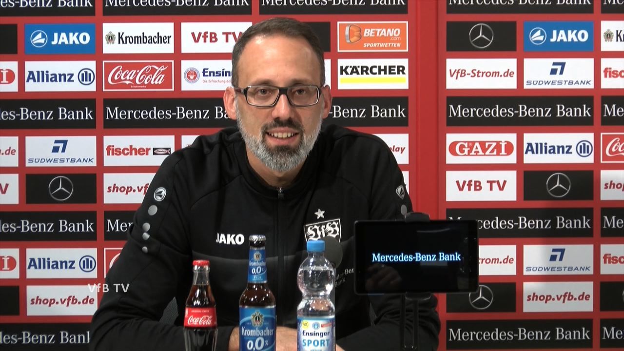 Die PK vor dem Montagsspiel beim VfL Bochum