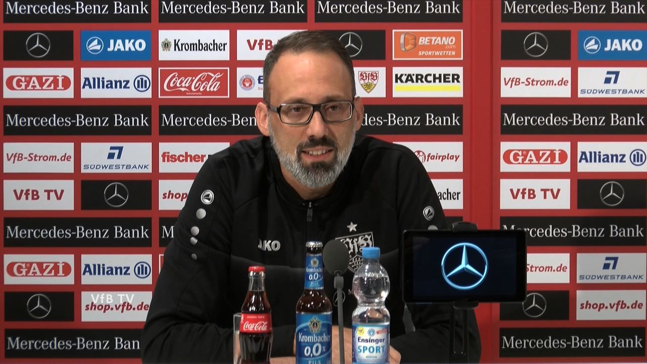 Die Pressekonferenz vor dem Spiel in Fürth