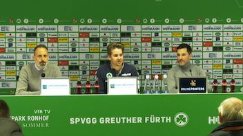 Pressekonferenz: SpVgg Greuther Fürth - VfB Stuttgart