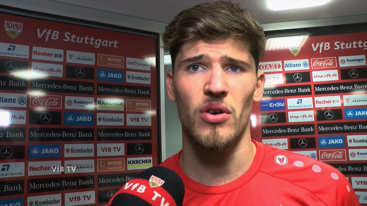 Gregor Kobel nach dem Spiel in Fürth