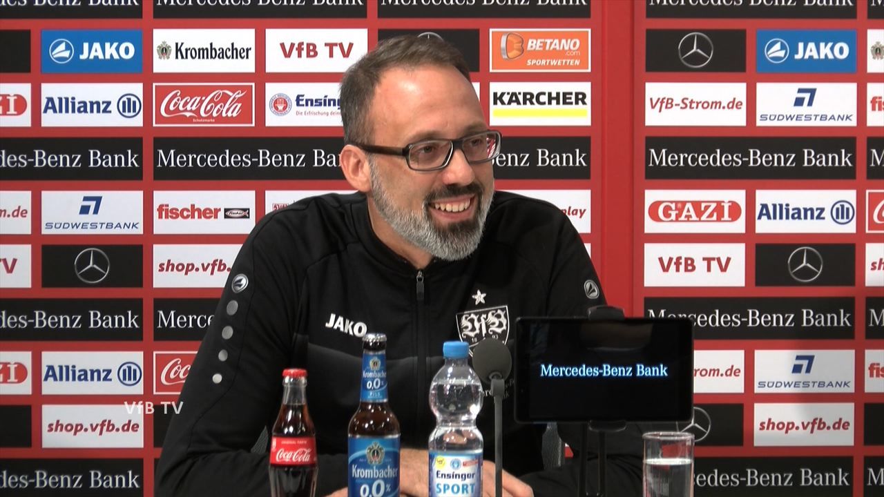 Die Pressekonferenz vor dem Heimspiel gegen Bielefeld