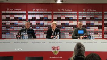 Pressekonferenz: VfB Stuttgart - Arminia Bielefeld