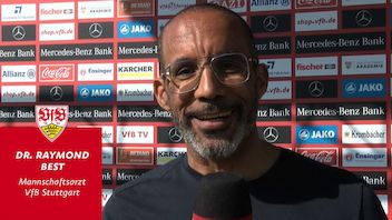 VfB Mannschaftsarzt PD Dr. med. habil. Raymond Best