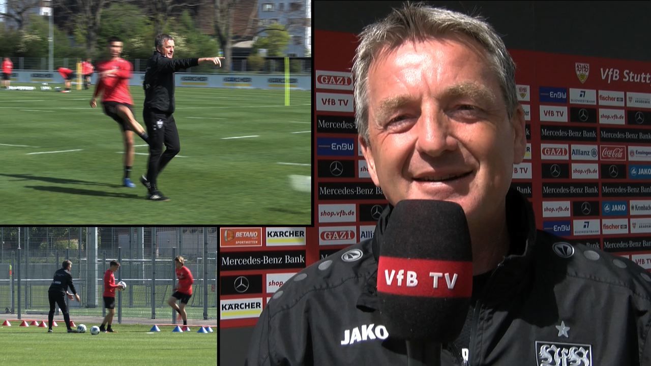 VfB Co-Trainer Rainer Widmayer zur aktuellen Trainingsarbeit