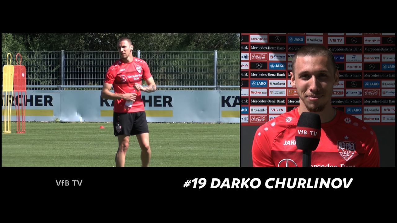 Darko Churlinov nach der Mittwochseinheit
