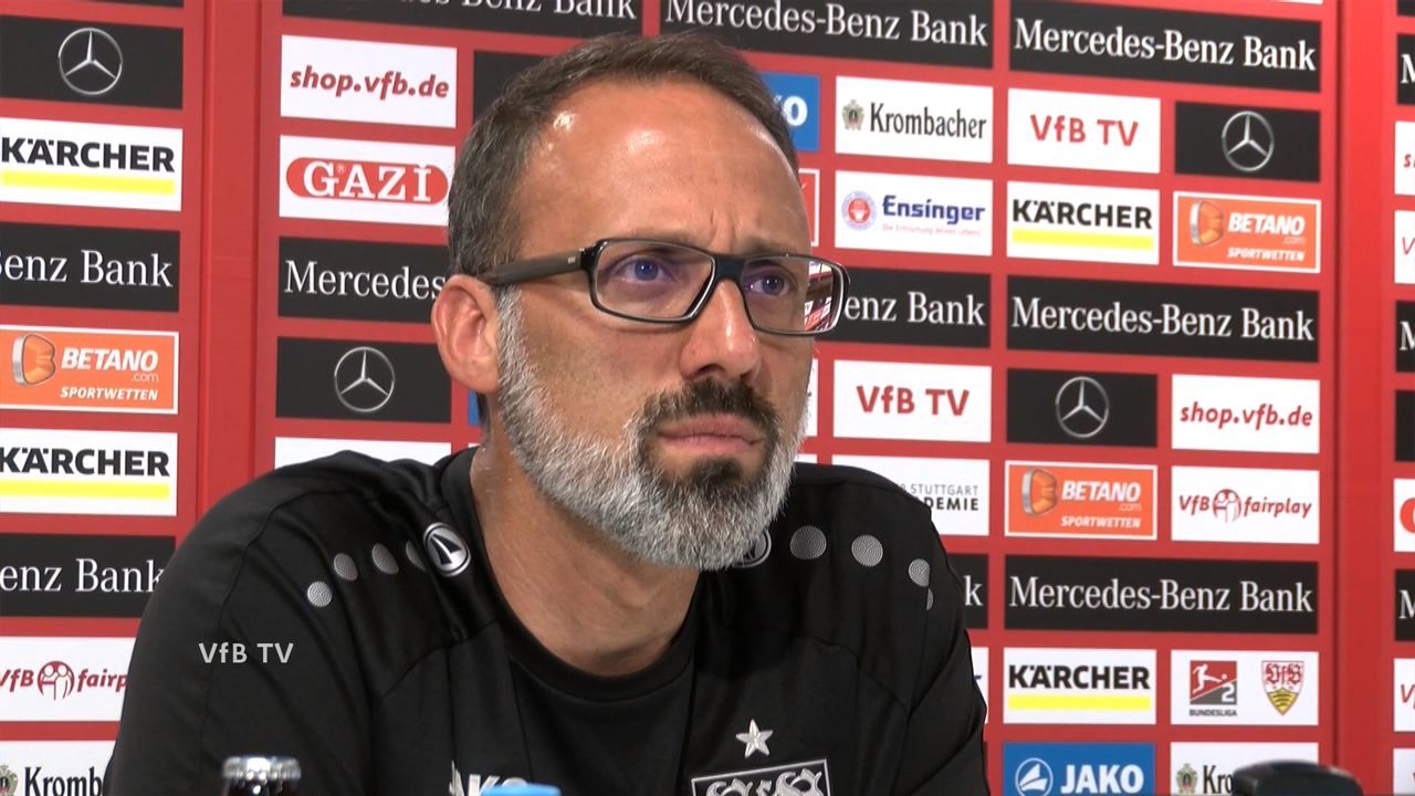 Das Video-Pressegespräch mit Pellegrino Matarazzo vor Kiel