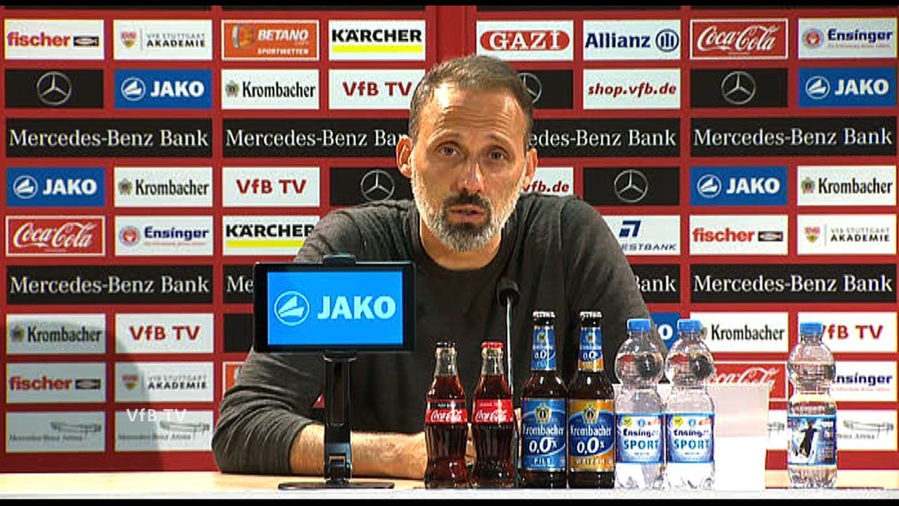 Pressekonferenz: VfB Stuttgart - SV Sandhausen